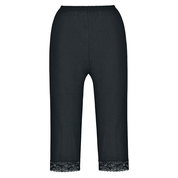 Lace-Trimmed Clam Diggers, , large