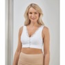Seamless Lace Snap-Front Bra, , large