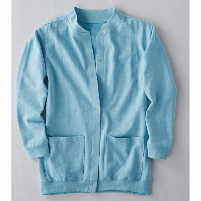 Snap-Front Cardigan, , large