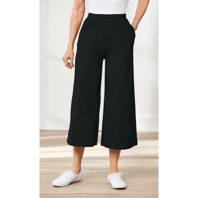 Wide-Leg Capri, , large