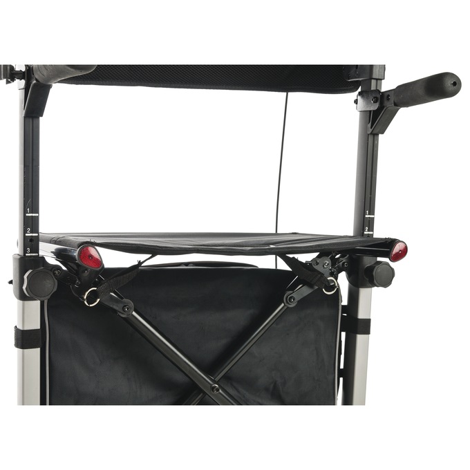 Upright Rollator, Graphite, large