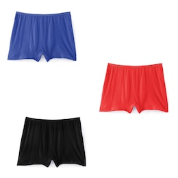 QT Intimates 3-Pack Cotton Flare-Leg Briefs, , large