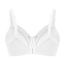 Bestform&reg; Wireless Cotton Bra, White, large