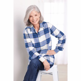 Cotton Flannel Top, , large