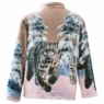 Sherpa Print Jacket, Snow Leopards, large