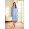 Zip-Front Seersucker Duster, , large