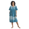 Border Print Patio Dress, , large