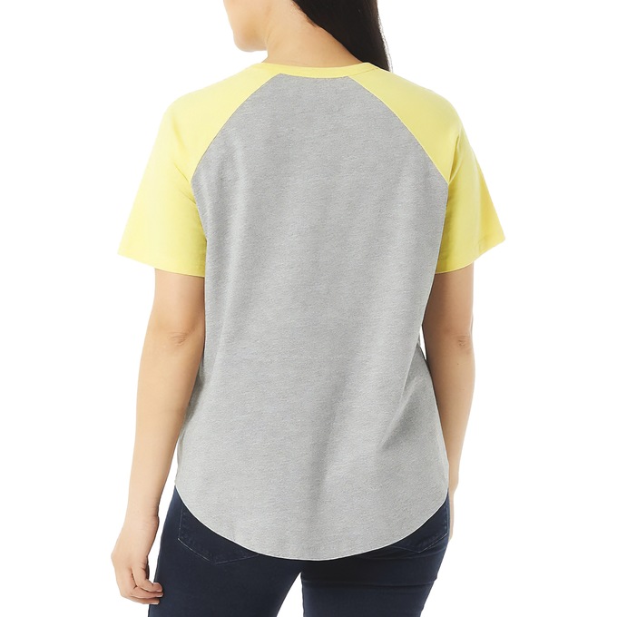 Short-Sleeve Henley Baseball Tunic, Gray Sunshine, large