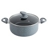 Chef Tested 11-Piece Granite Ceramic Nonstick Cookware Set, Gray, large