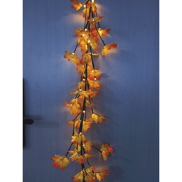 Maple Leaves Garland Lights, , large