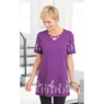 Crossover Neck Tunic, , large
