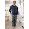 Cozee Corner&reg; Men's Flannel 2-Piece PJ Set, , large