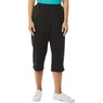 Knit Capri, Black, large