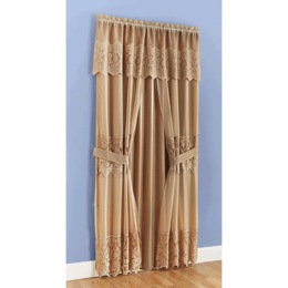 6-Piece Joelle Lace Curtain Set, , large