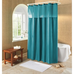 Serene Snap Shower Curtain, , large