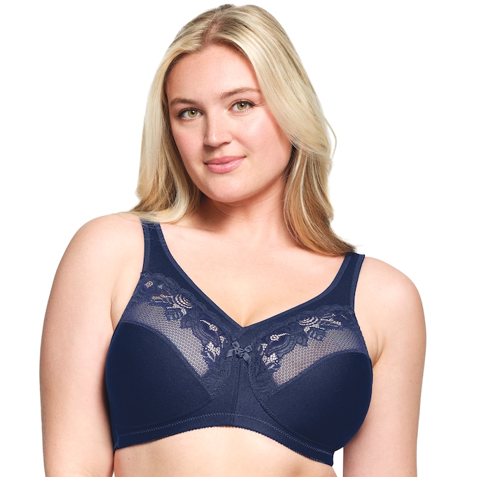Glamorise Magiclift Minimizer Bra, Blue, large