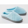 Quilted Trim Memory Foam Slippers, , large