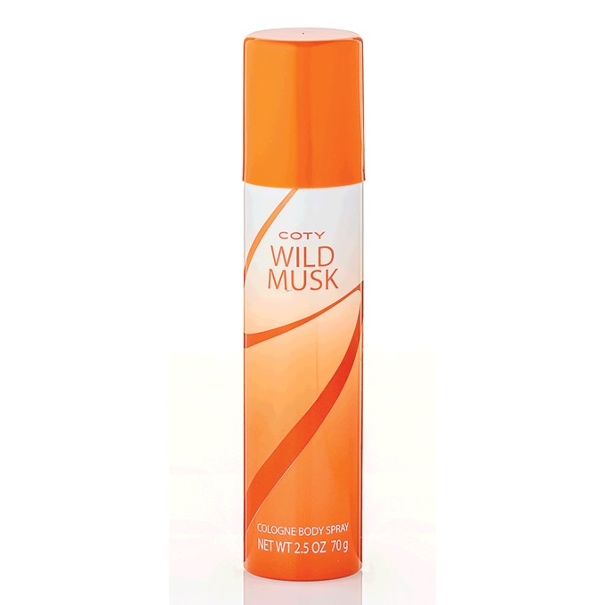 Coty Wild Musk Cologne Body Spray, , large