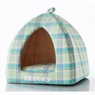Cozy Pet Cubby, Pastel Plaid, large