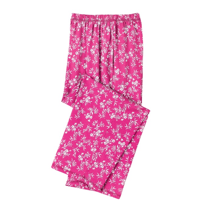 Printed Capri Pajama Set, , large
