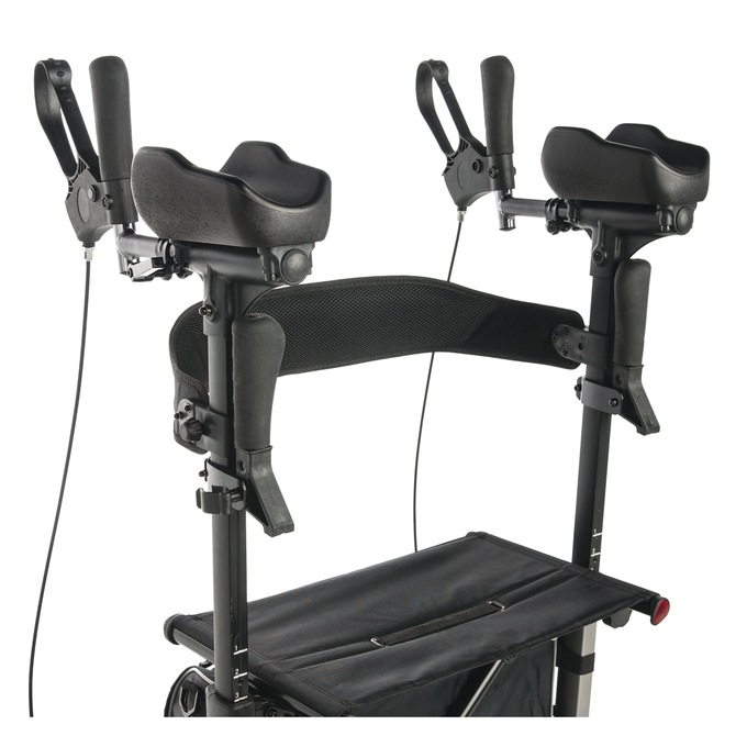 Upright Rollator, Graphite, large