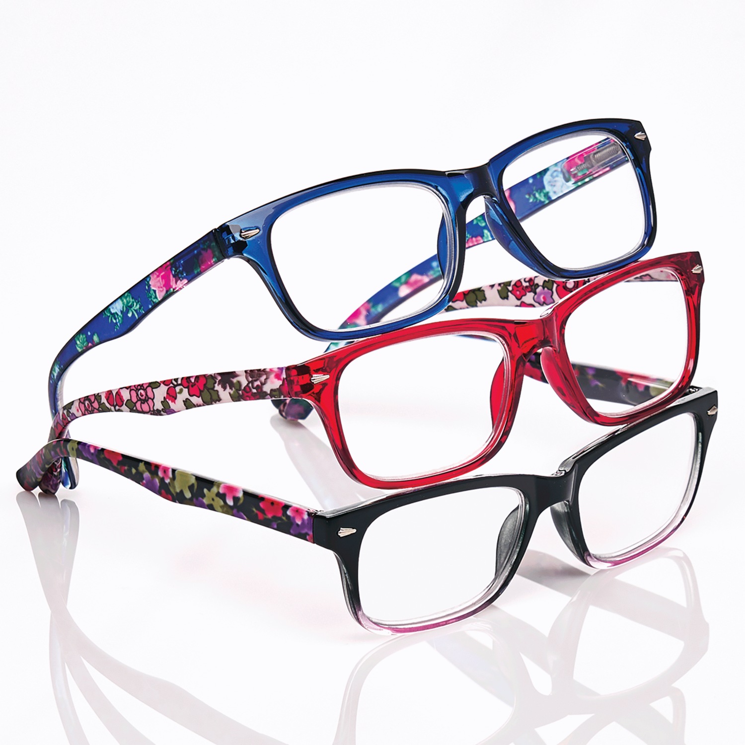 Set of 3 floral readers harriet carter