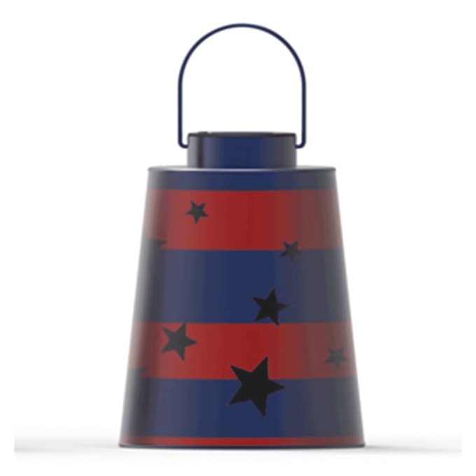 Americana LED Solar Lantern, , large