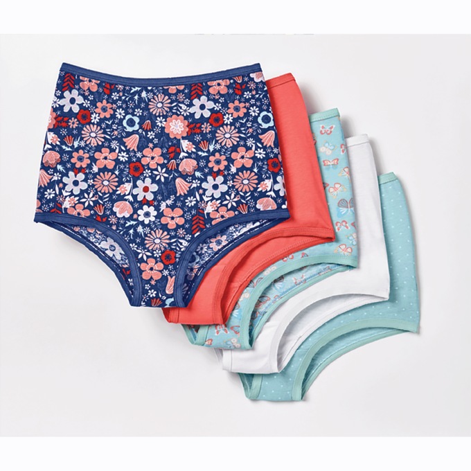 Cozee Corner&reg; 5-Pack Cotton Panties, , large