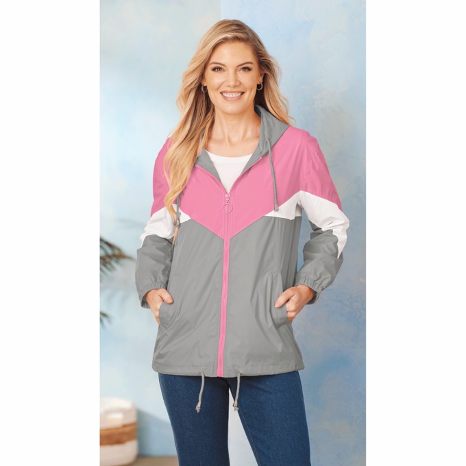 Color-Block Windbreaker, , large