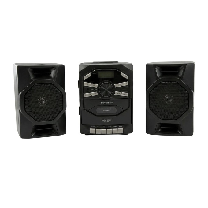 Emerson Portable CD/Cassette Stereo Boom Box, , large