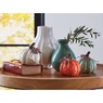 Set Of 3 Carved Decorative Pumpkins, , large