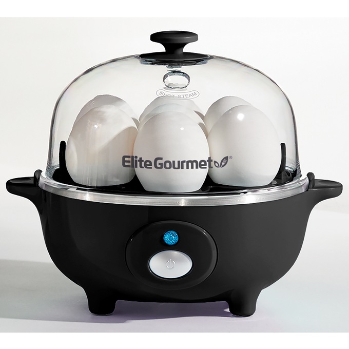 Elite Gourmet 7-Egg Cooker with Timer, , large