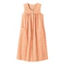 Sleeveless Woven Cotton Shift Dress with Pockets, , large