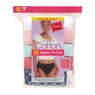 Hanes 10-Pack Hi-Cut Cotton Panty, , large