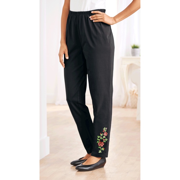 Embroidered Pant, , large