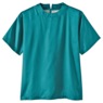 Women's Satin Blouse with Short Sleeves, , large