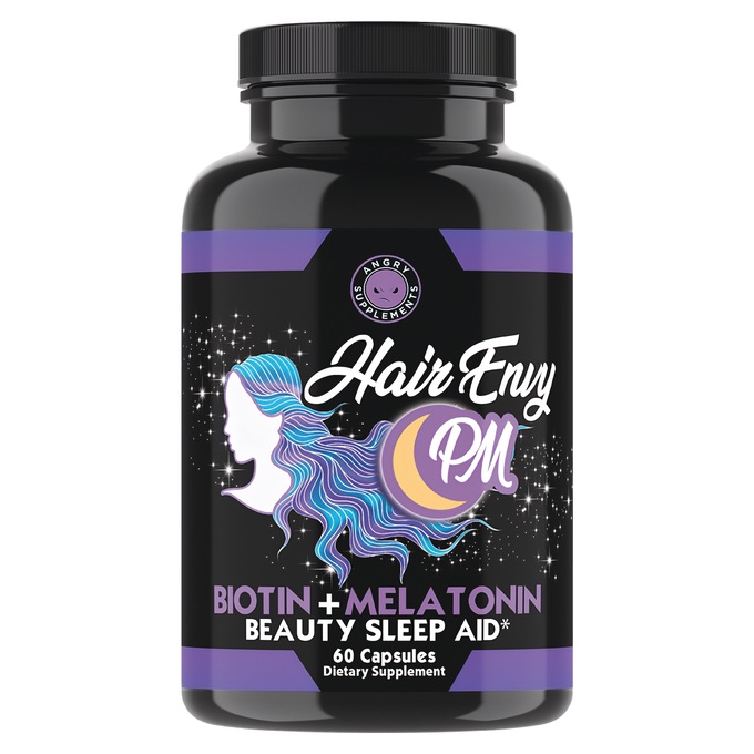 Hair Envy P.M. Biotin + Melatonin, , large
