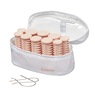 Conair 10-Piece Hot Rollers Set with Travel Bag, Pink, large