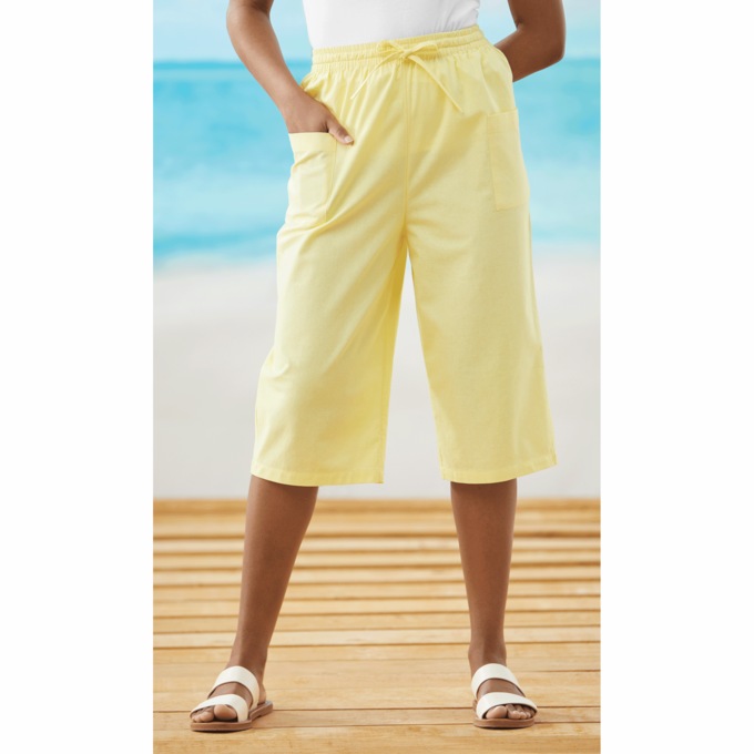 Easy Pull-On Capri, , large