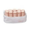 Conair 10-Piece Hot Rollers Set with Travel Bag, Pink, large