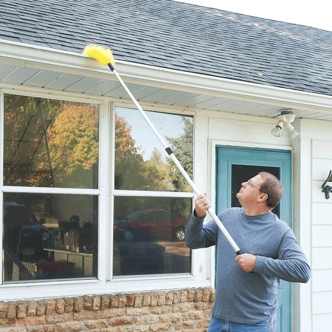 Telescopic Gutter Cleaning Brush, , large