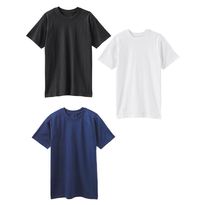3-Pack Men's Basic T-Shirts, , large
