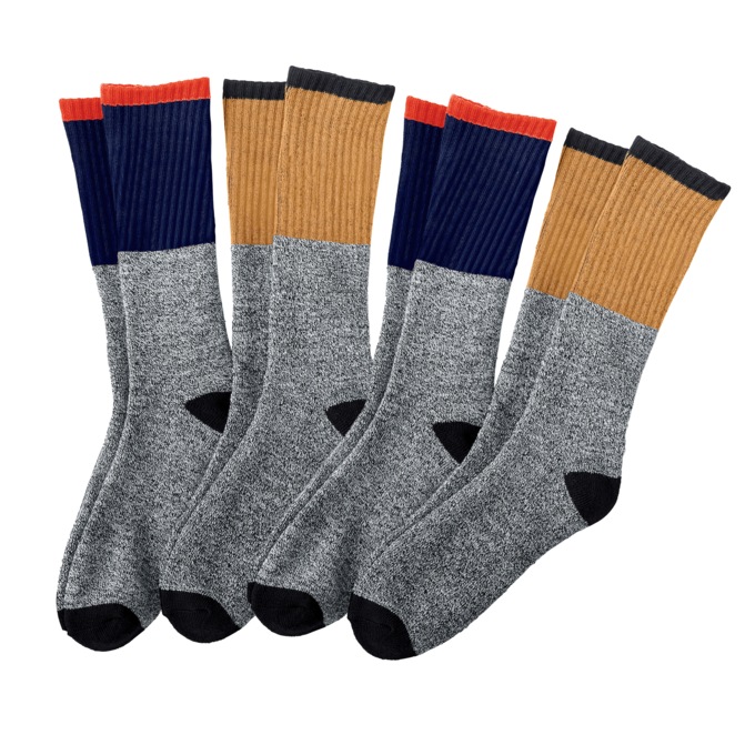 4-Pack Men's Cold Weather Socks, , large
