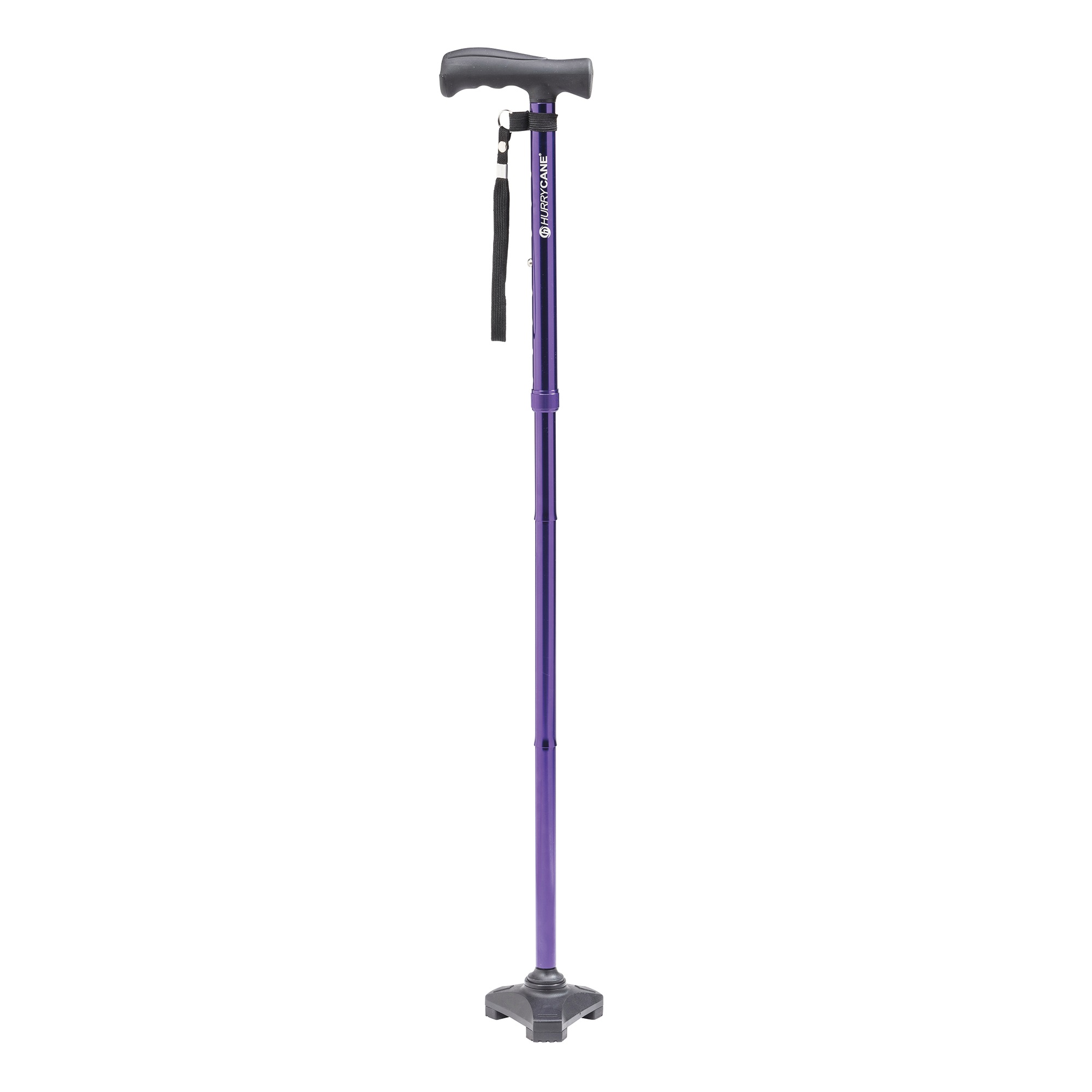 Hurrycane All-Terrain Adjustable Cane, Purple, large