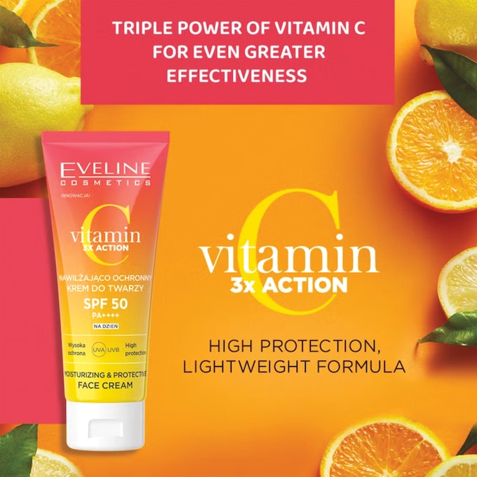 Eveline Cosmetics Moisturizing  & Protective Face Cream with SPF 50, , large