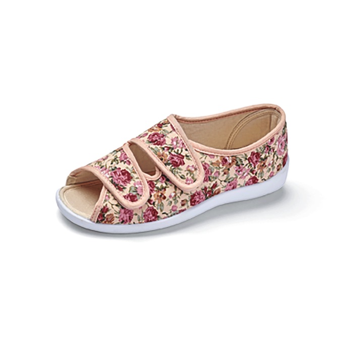 Millie Touch Closure Shoe, Nude Floral, large