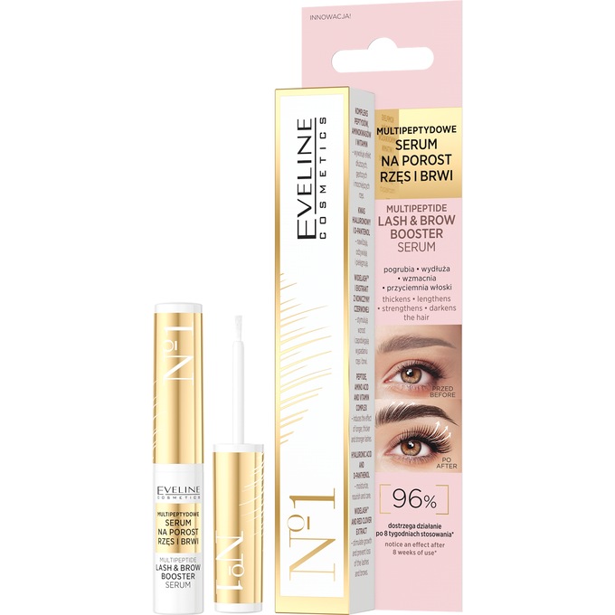 Eveline Cosmetics Multipeptide Lash & Brow Booster Serum , , large