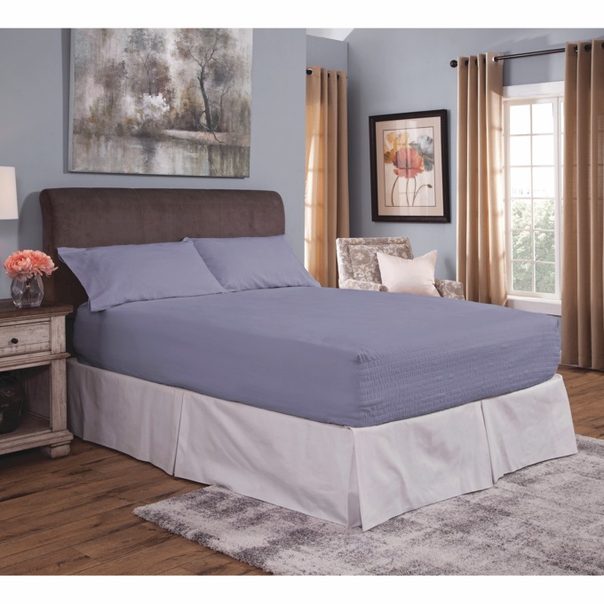BedTite Solid Flannel Sheet Set, , large