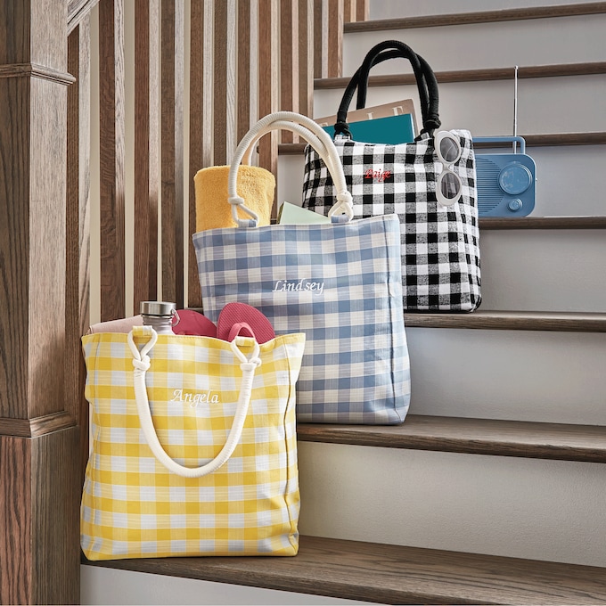 Personalized Farmhouse Tote, , large
