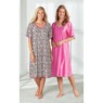 2-Pack Silky Tricot Nightgowns by Cozee Corner®, , large